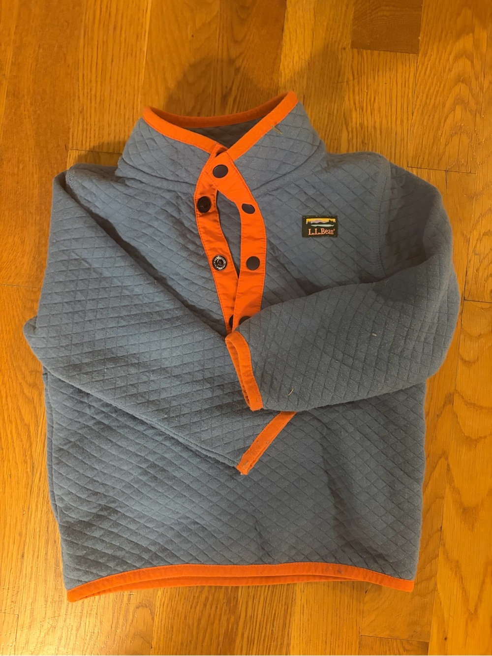 L.L.Bean Slate Blue Quilted Jacket